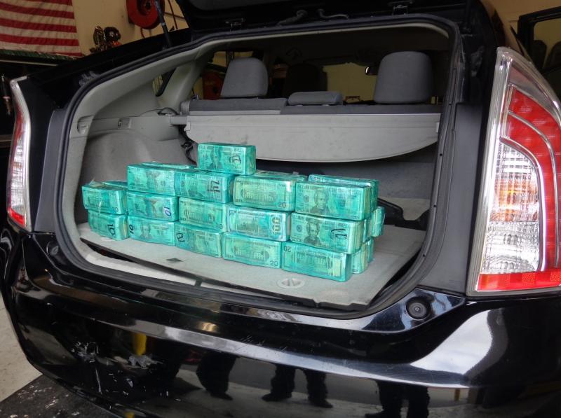 USBP Intercepts $414K Cash Stash on I-5 | U.S. Customs and Border Protection